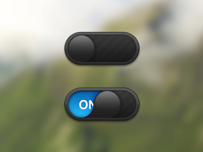 toggle update off on slide switch toggle ui ux