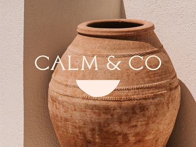 Branding for Calm & Co 🪞 branding calm decor decoration home house houseware logo logotype minimal mininalistic organic