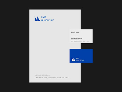 Marc Architecture agency branding emblem freelance logo monajans mustafa akülker type