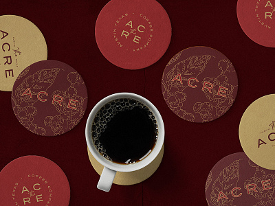 Acre Coffee acre agency branding cafe coffee coffee shop emblem freelance logo mustafa akülker packaging type