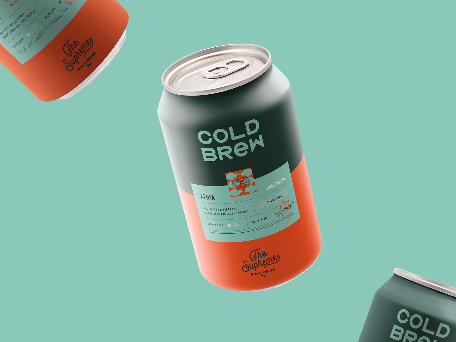 Cold Brew Packaging Design for The Supreme by Mustafa Akülker for Marka
