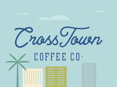 Branding for CrossTown Coffee Co. branding cafe coffee crosstown emblem illustration logo logotype packaging roaster stamp
