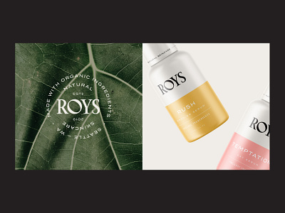 Branding for Roys Natural Skincare