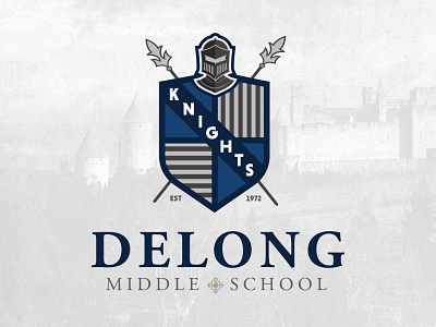 Delong Middle Logo Concept