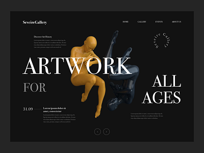 Art Museum Landing Page