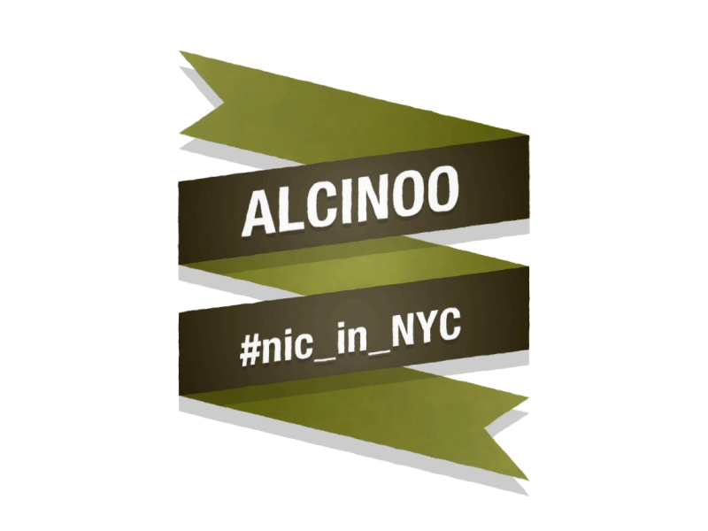 nic_in_NYC 2d after effects alcinoo animation logo new york nic in nyc ny nyc