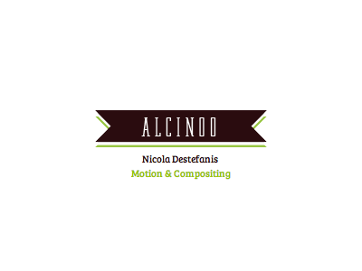 Mini Header alcinoo compositing header logo motion