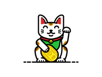 Maneki Neko Animated! by Nancy Nguyen | Dribbble | Dribbble