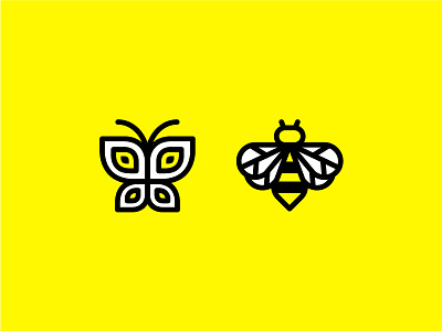 Float like a butterfly, sting like a bee. bee boxing butterfly flat icon illustration legend line minimal muhammad ali rip vector