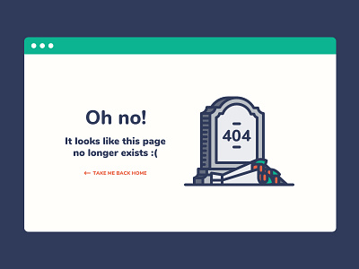 Daily UI #008 - 404 Page