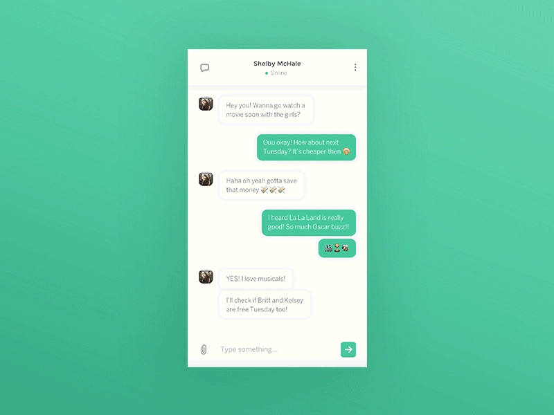 Daily UI #013 - Direct Messaging 013 chat concept dailyui message profile social ui ux web