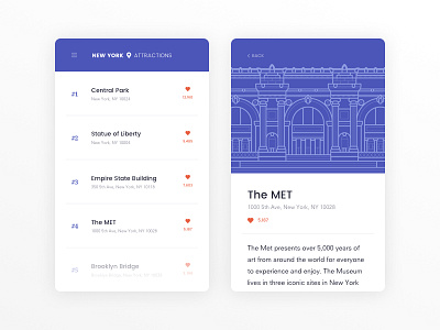 Daily UI #019 - Leaderboard 019 building concept dailyui illustration leaderboard met mobile museum new york ui ux vector