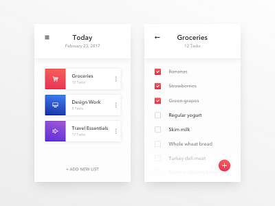 Daily UI #042 - To Do List 042 concept dailyui gradient mobile reminder schedule task time to do list ui ux