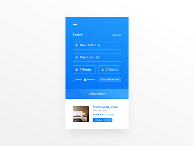 Daily UI #067 - Hotel Booking