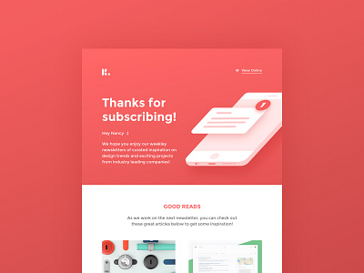 Daily UI #077 - Thank You