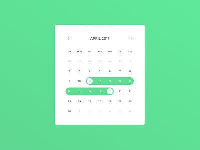 Daily UI #080 - Date Picker 080 calendar check in check out concept dailyui date picker modal planning schedule ui ux web