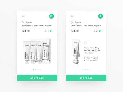 Daily UI #095 - Product Tour 096 beauty concept dailyui ecommerce mobile product tour purchase shop slider ui ux