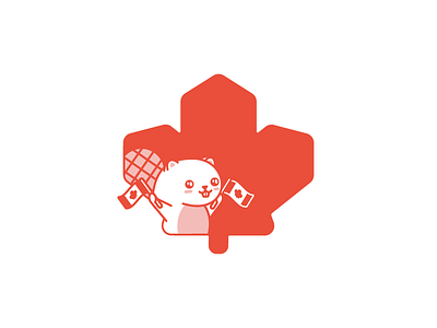 Lil' Baby Beaver for Canada Day!