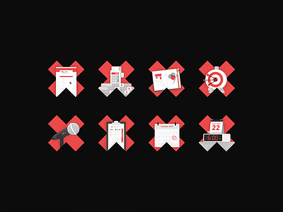 TEDxWesternU - Illustration Icons
