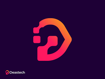 Deastech Modern Logo Design concept app icon brand agency brand identity branding creative logo d logo d technology logo design letter d logo logo logo design logo folio 2022 logo trend 2022 minimal logo modern brand identity modern logo monogram logo tech technology logo temolate