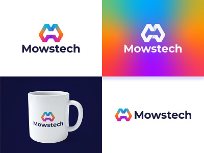 Letter (M+W+Negative space H) Logomark. app icon brand agency brand identity branding colorful logo creative logo design graphic design letter m logo logo logo design logo folio 2022 logo trend 2022 m logo minimal logo modern logo monogram logo mw logo technology template