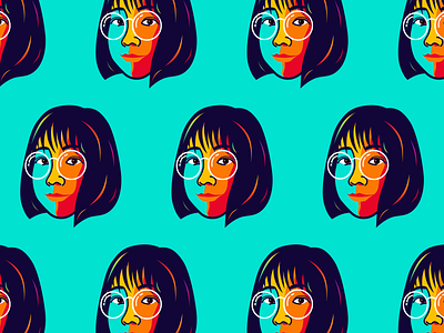 My girl avatar avatar face illustrator