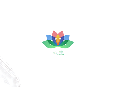 dasheng china flower health logo lotus