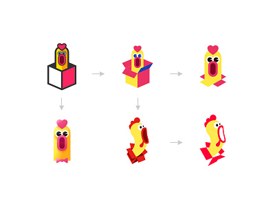 Chicken + box box chicken logo