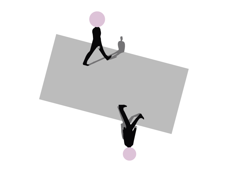 Crossing Paths come together beatles sun montealegre andrea dribbble hands pink ui ux minimalism minimal