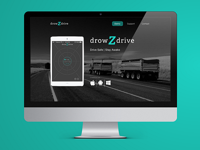 Future drowZdrive App Website Prototype app design homepage ui design web design website website design