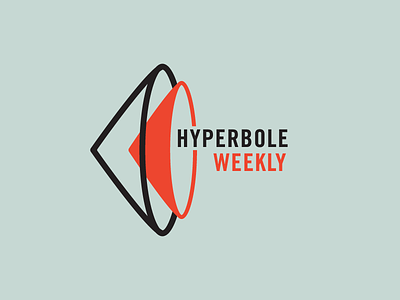 Hyperbole Weekly design logo mark mid century mid century modern mid-century modern vector