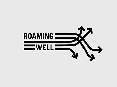 Roaming Well blog blogger coddiwomple design logo mark nomad roam travel