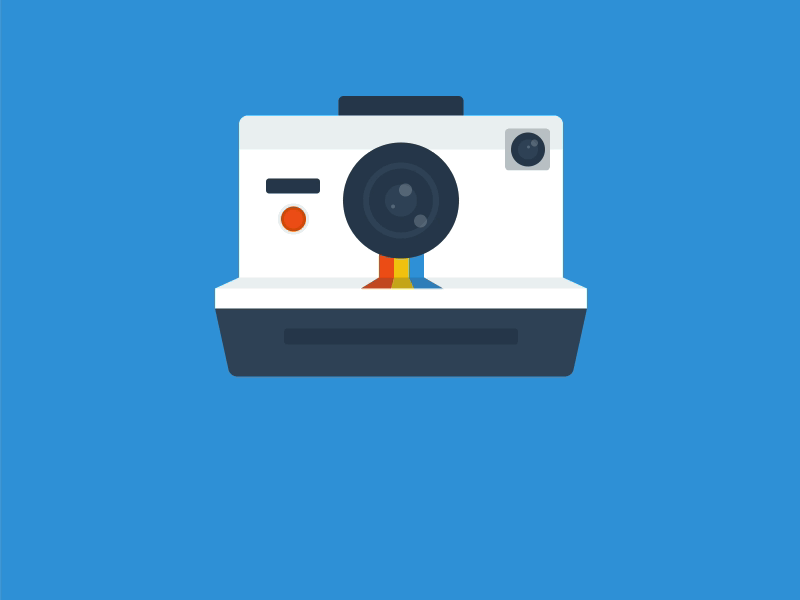 Polaroid animation camera framer framerjs polaroid