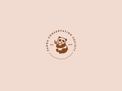 Panda Logo animal art bear brand identity branding dailylogochallenge design icon illustration illustrator lettering logo panda typography vector