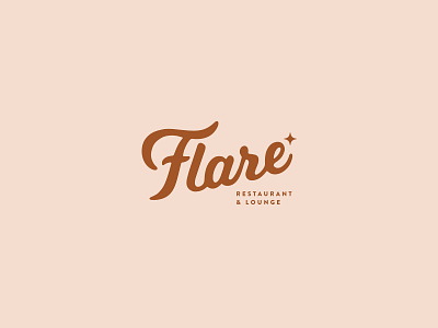 Flare Logo brand identity branding dailylogo dailylogochallenge design flare illustration illustrator lettering logo logotype stars typography vector