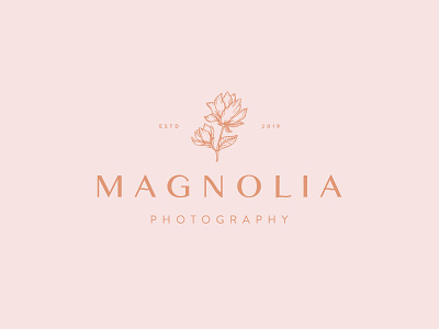 Magnolia Photography brand identity branding dailylogo dailylogochallenge design icon illustration illustrator lettering logo logotype typography vector