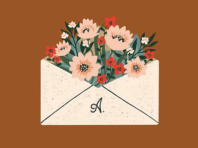 Floral Envelope