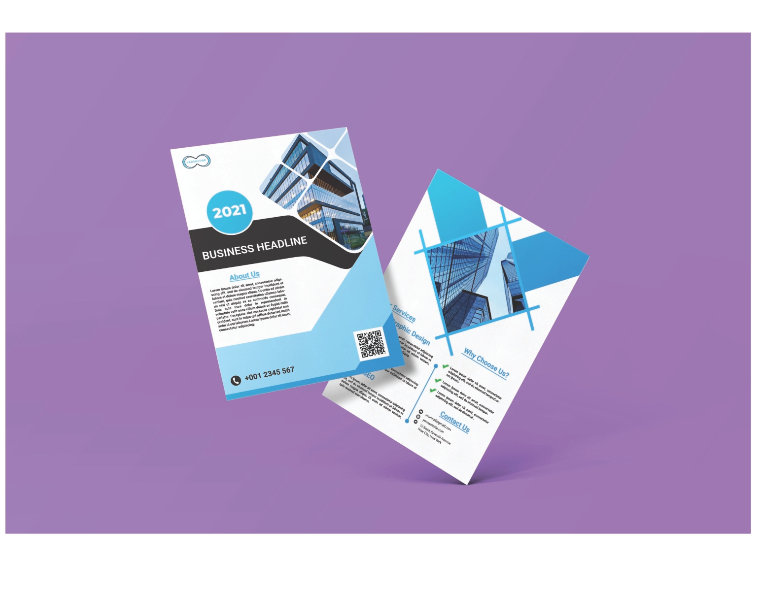 Corporate Business Flyer by Fokrul Islam on Dribbble