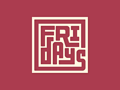 Fridays badge friday fridays logo square