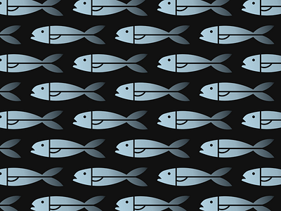 Fish chips fish pattern repeating