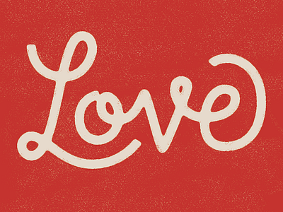 Love lettering love script texture type