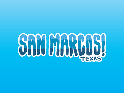 SMTX Geofilter blue geofilter handdrawn type lettering river san marcos smtx snapchat texas type
