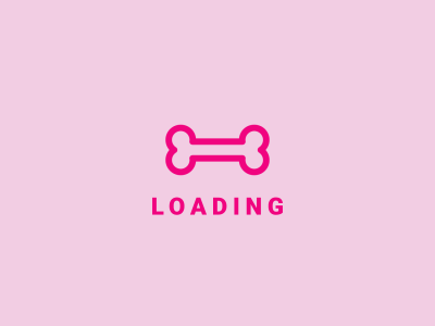 Loading Bone bone dog gif icon loading pink website