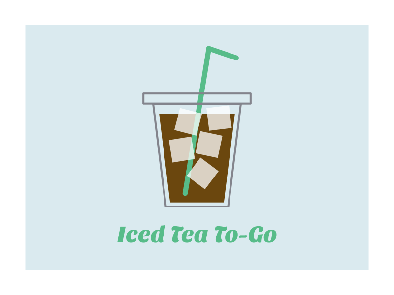Iced Tea after effects animation ice tea motion motion design motion graphics