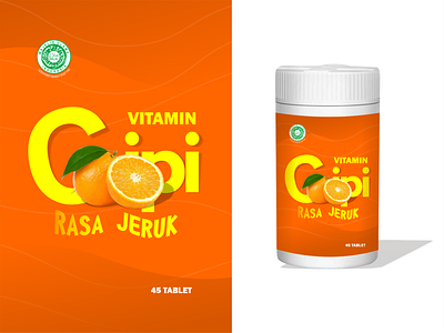 [redesign] VIT C LABEL DESIGN branding graphic design logo