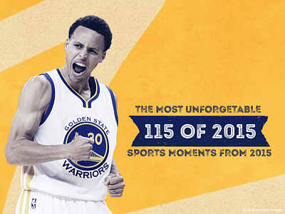 SI's Top 115 of 2015 sports sports illustrated stephen curry typography