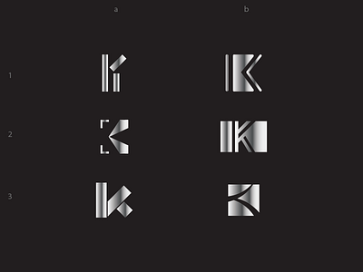 K Letter icon k k letter letter logo mark simple typography