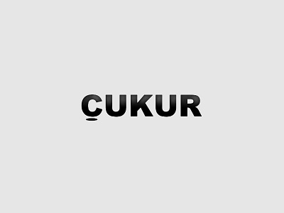 Çukur = Hole (From Turkish) ayyapim cukur dizi hole istanbul logo simple turkish