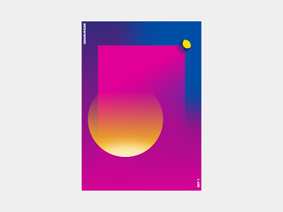 Saaday 1 baugasm gradient inspiration poster poster everyday poster per day