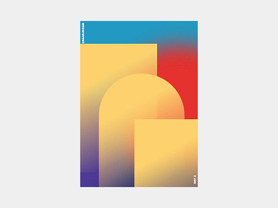Saaday 2 baugasm gradient inspiration poster poster everyday poster per day